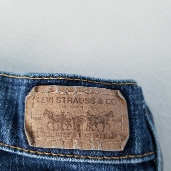 Levi's Women's Boot Cut Jeans - Dark Blue - Picture 3 of 6